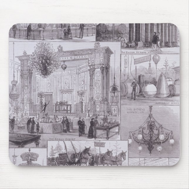 The International Electric Exhibition Mouse Pad (Front)