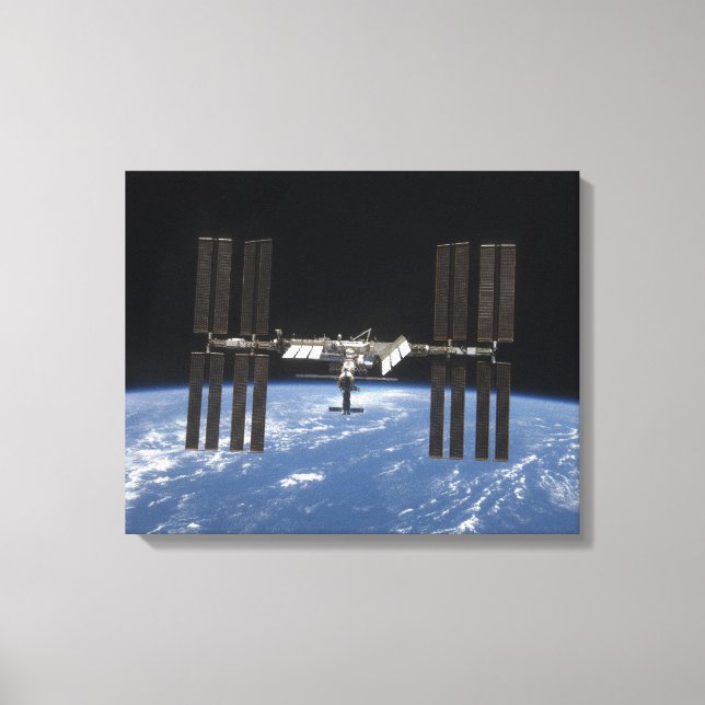The International Space Station 11 Canvas Print (Front)