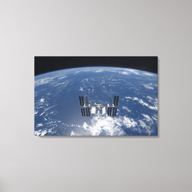The International Space Station 14 Canvas Print (Front)