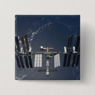 The International Space Station 5 15 Cm Square Badge