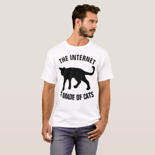 THE INTERNET IS MADE OF CATS, Cat t-shirts