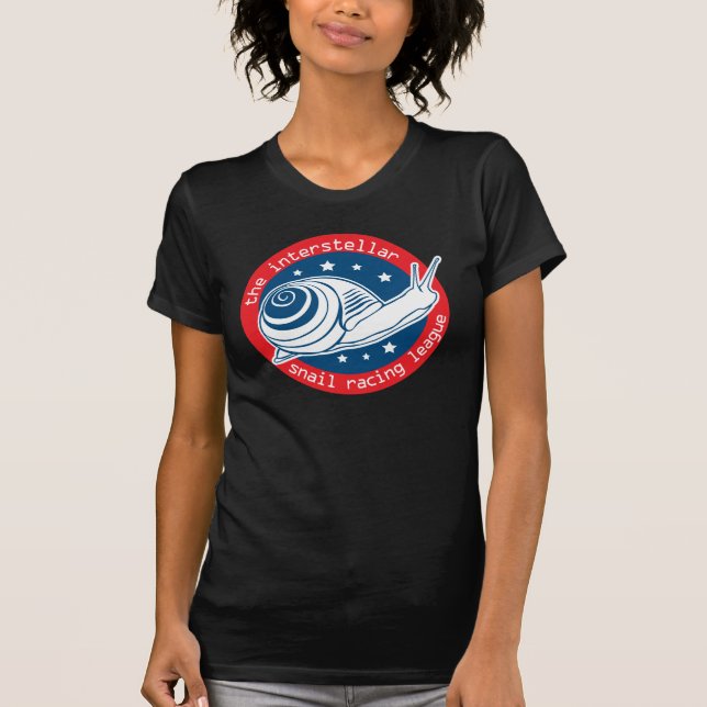 The Interstellar Snail Racing League Shirt (Front)