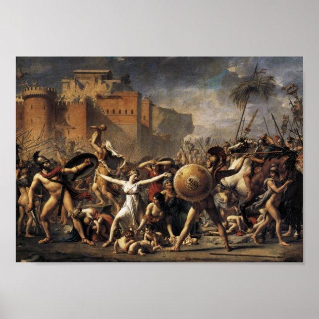 The Intervention of the Sabine Women (1799) Poster (Front)