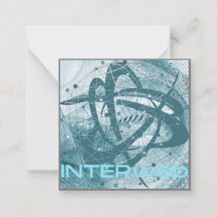 The INTERweb - a congregation of nodes Card