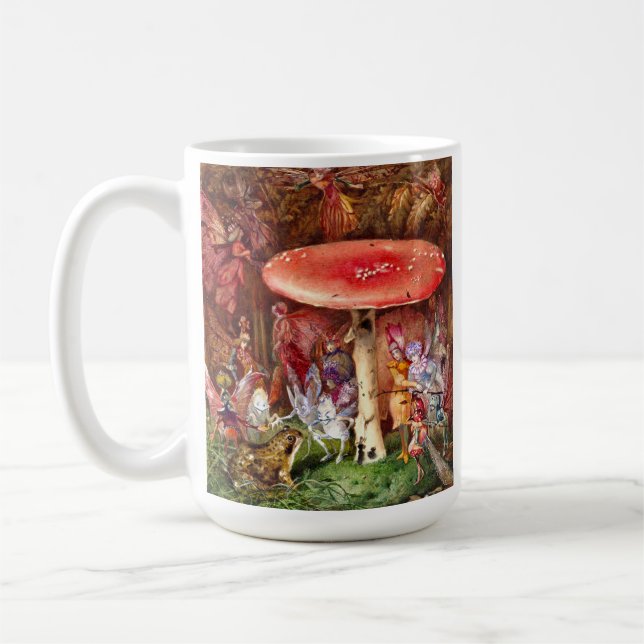 The Intruder John Anster Fitzgerald Coffee Mug (Left)