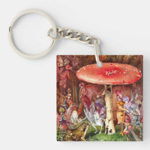 The Intruder John Anster Fitzgerald Key Ring