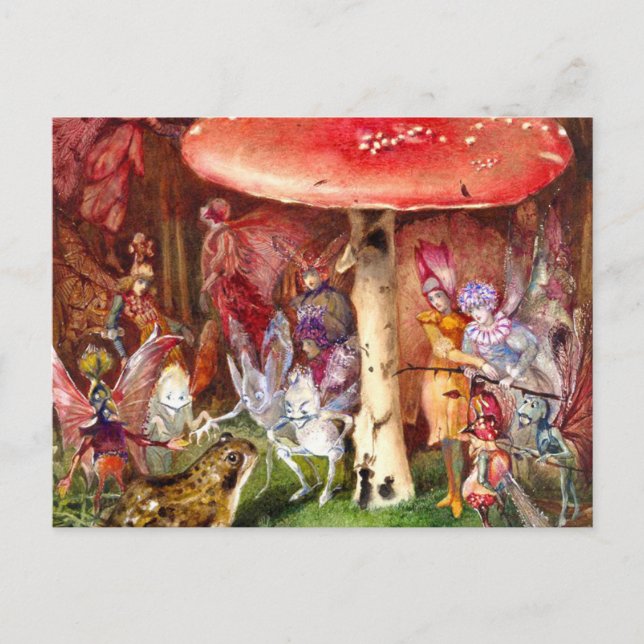 The Intruder John Anster Fitzgerald Postcard (Front)