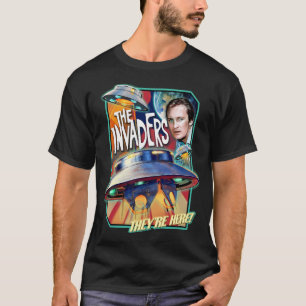 The Invaders  (1967 Logo) - They'Re Here -  David  T-Shirt