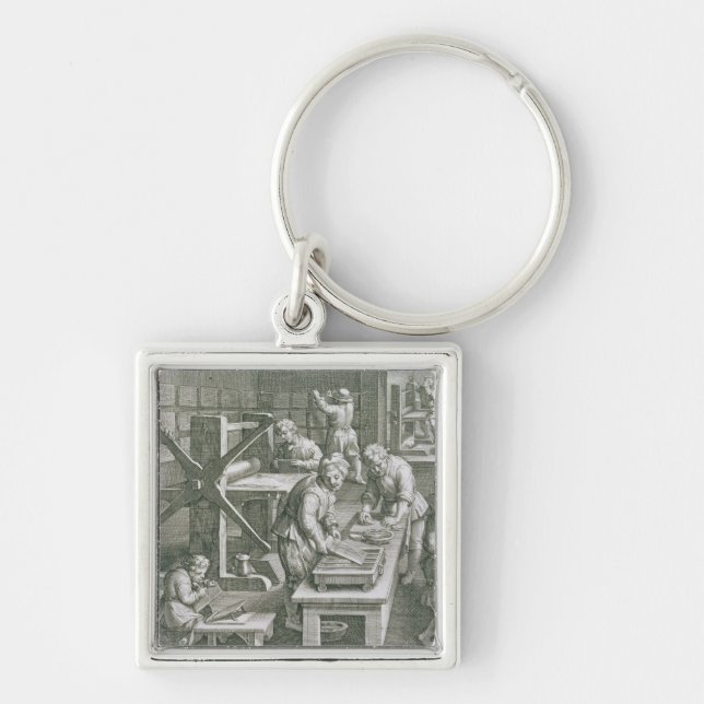 The Invention of Copper Engraving, plate 20 from ' Key Ring (Front)