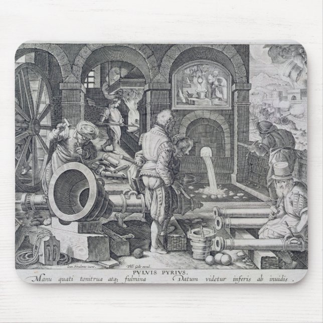 The Invention of Gunpowder Mouse Pad (Front)