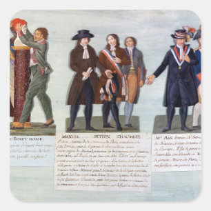 The Invention of the Red Hat,Manuel, Petion Square Sticker