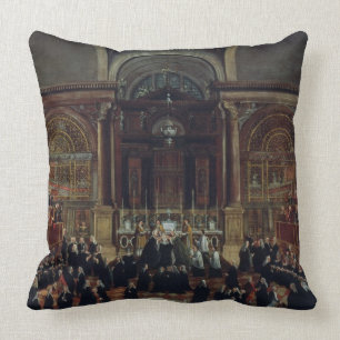 The Investiture of a Monarch in San Lorenzo (oil o Cushion