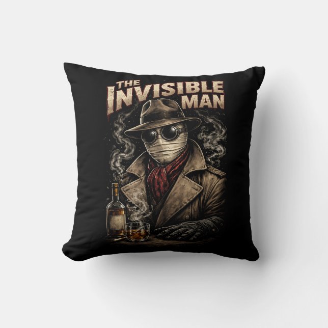 The Invisible Man Cushion (Front)
