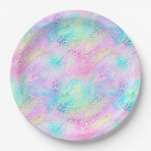 The Iridescent Leopard Series Design 10 Paper Plate