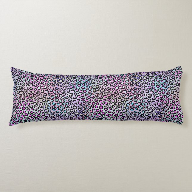 The Iridescent Leopard Series Design 12 Body Cushion (Front)