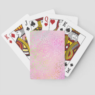 The Iridescent Leopard Series Design 1 Playing Cards
