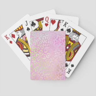 The Iridescent Leopard Series Design 1 Playing Cards