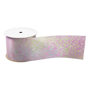 The Iridescent Leopard Series Design 1 Satin Ribbon
