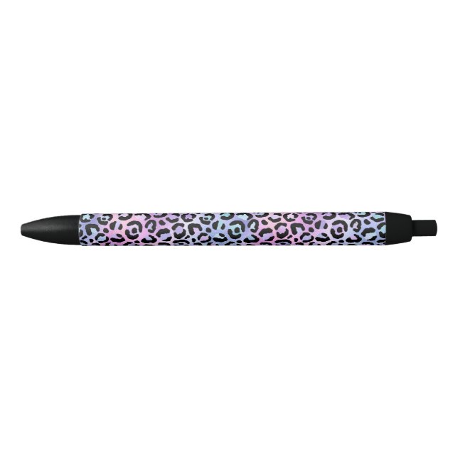The Iridescent Leopard Series Design 4 Black Ink Pen (Front)