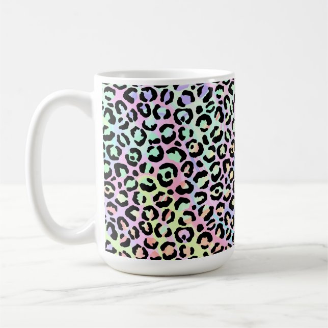 The Iridescent Leopard Series Design 5 Coffee Mug (Left)