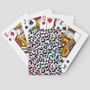 The Iridescent Leopard Series Design 5 Playing Cards