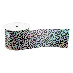 The Iridescent Leopard Series Design 5 Satin Ribbon