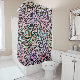The Iridescent Leopard Series Design 6 Shower Curtain
