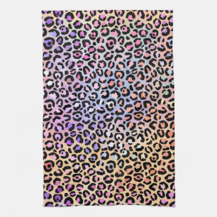 The Iridescent Leopard Series Design 7 Tea Towel