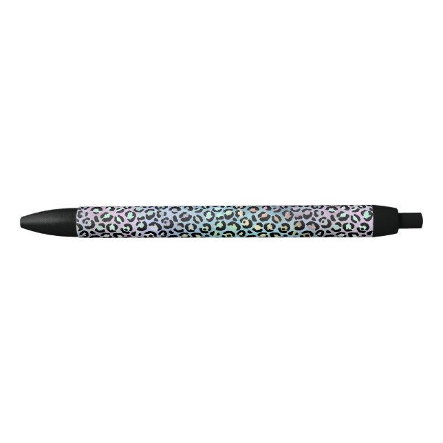 The Iridescent Leopard Series Design 8 Black Ink Pen (Front)