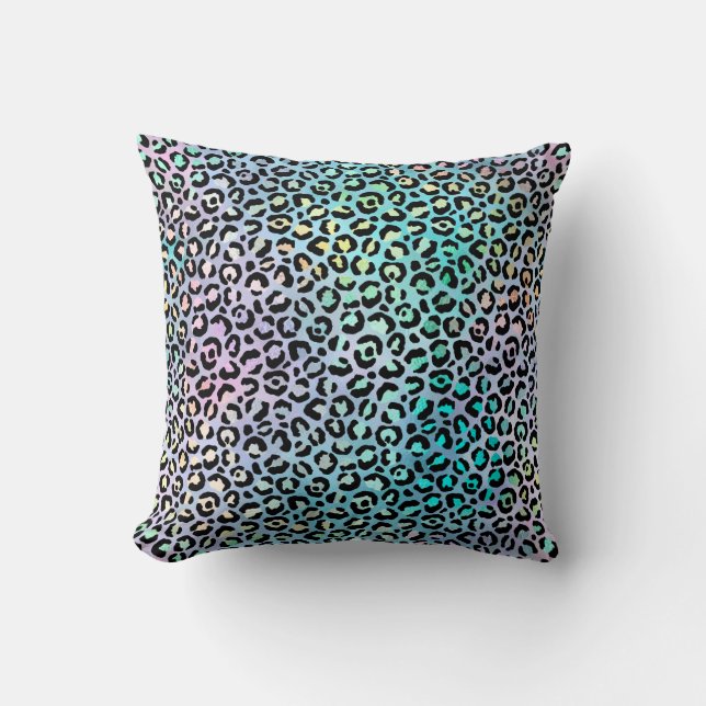 The Iridescent Leopard Series Design 8 Cushion (Front)