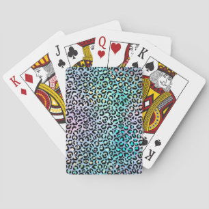 The Iridescent Leopard Series Design 8 Playing Cards