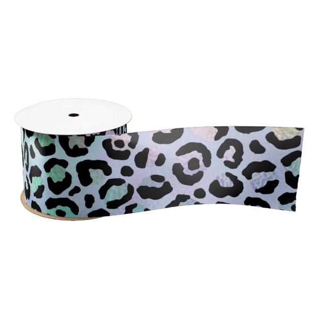 The Iridescent Leopard Series Design 8 Satin Ribbon (Spool)