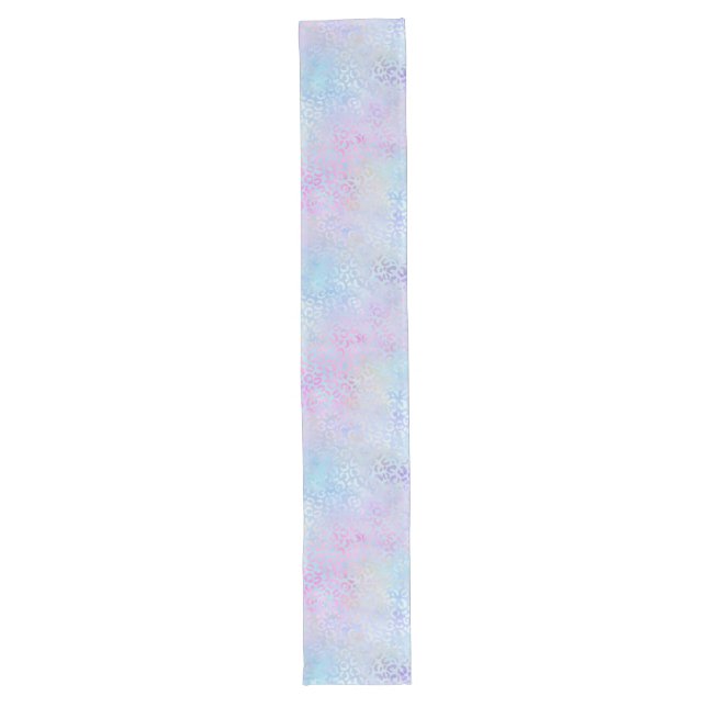 The Iridescent Leopard Series Design 9 Long Table Runner (Front)
