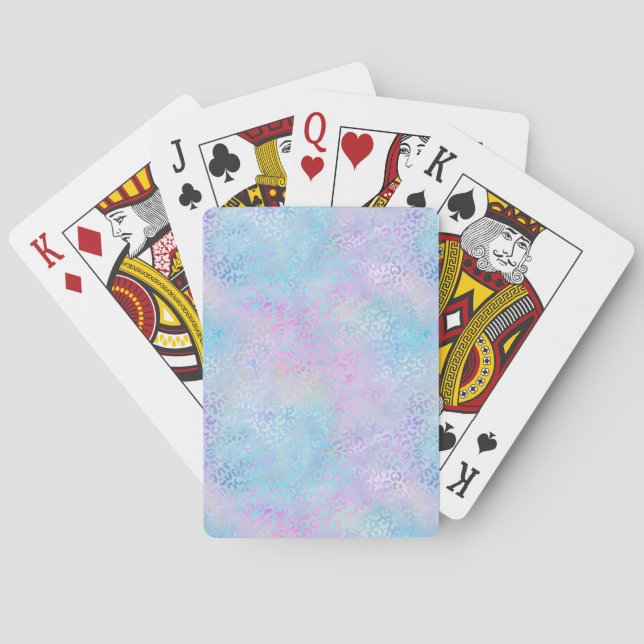The Iridescent Leopard Series Design 9 Playing Cards (Back)