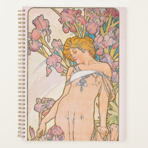 The Iris (1897) by Alphonse Mucha Planner