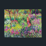 The Iris Garden at Giverny by Claude Monet Doormat<br><div class="desc">Please visit my store for more interesting design and more colour choice =>  zazzle.com/iwheels*</div>