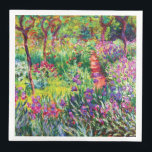The Iris Garden at Giverny by Claude Monet   Napkin<br><div class="desc">Please visit my store for more interesting design and more colour choice. => zazzle.com/iwheels*</div>