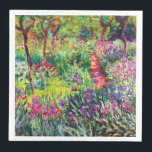The Iris Garden at Giverny by Claude Monet   Napkin<br><div class="desc">Please visit my store for more interesting design and more colour choice. => zazzle.com/iwheels*</div>