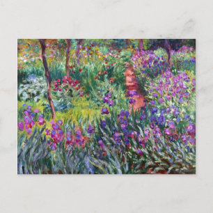 The Iris Garden at Giverny, Claude Monet Postcard
