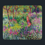 The Iris Garden by Claude Monet Cutting Board<br><div class="desc">The Iris Garden by Claude Monet.
Please visit my store for more interesting design and more colour choice => zazzle.com/colorfulworld*</div>