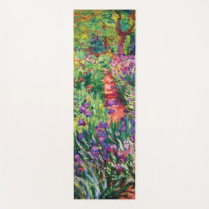 The Iris Garden by Claude Monet Yoga Mat