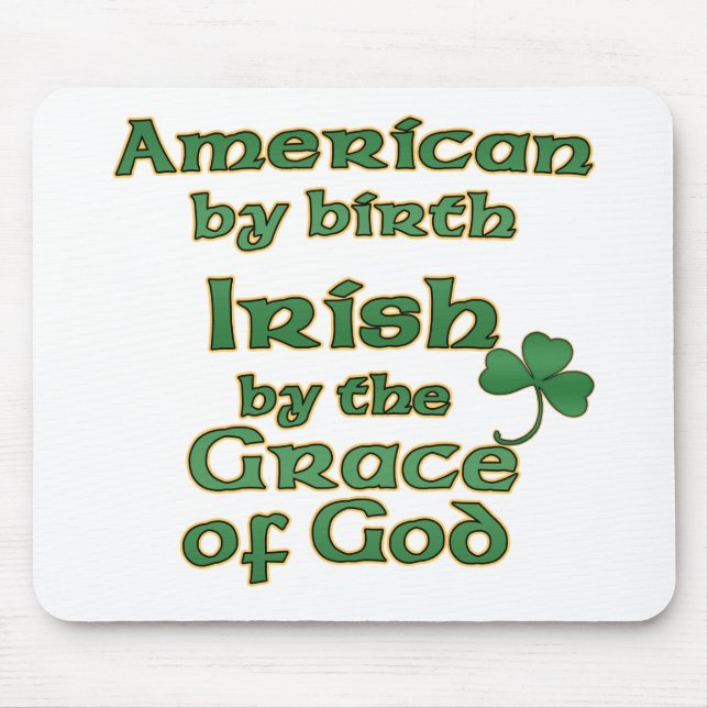 The Irish American Joke Mousepads (Front)