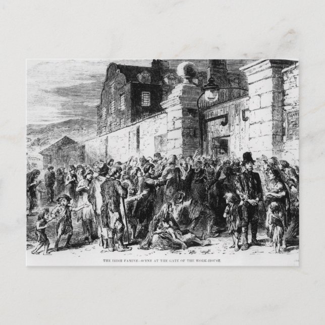 The Irish Famine Postcard (Front)