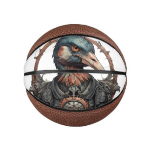 "The Iron Beak: A Steampunk Ibis" Mini Basketball