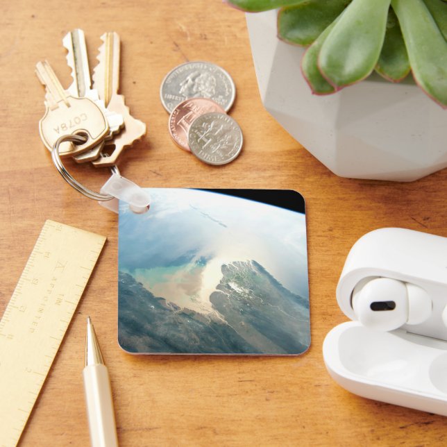 The Irrawaddy River Delta In Burma (Myanmar). Key Ring (Desk)