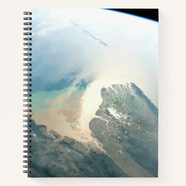 The Irrawaddy River Delta In Burma (Myanmar). Notebook (Front)