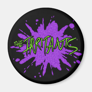 The Irritants Splat Logo - Green/Purple  Magnet