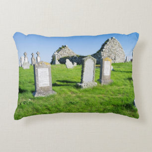 The island Benbecula (Beinn nam Fadhla) Decorative Cushion