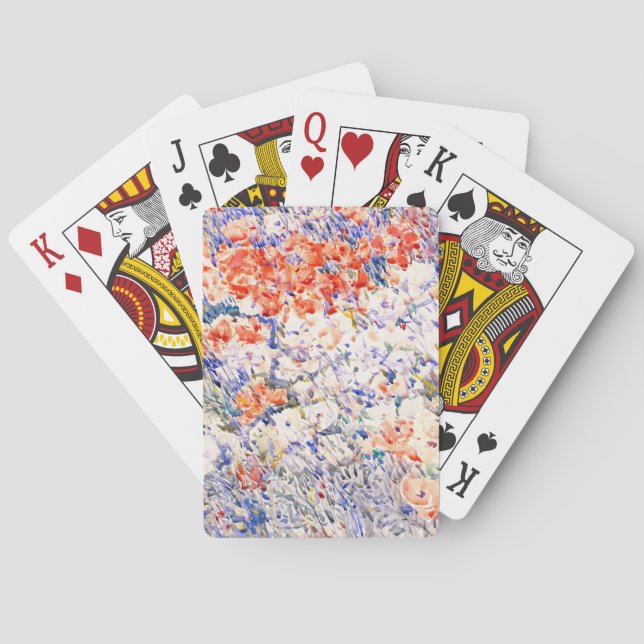 The Island Garden by Childe Hassam  Playing Cards (Back)