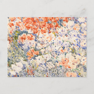 The Island Garden by Childe Hassam. Postcard